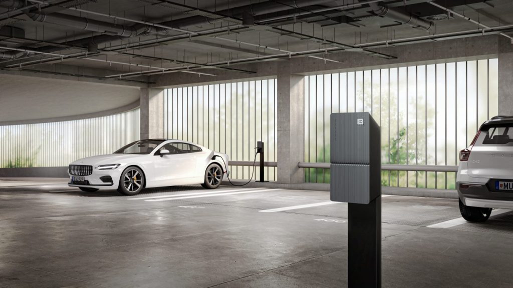 Teltonika elektromobilio įkrovimo stotelė TeltoCharge 22 kW Type2 be krovimo laido "Slate Grey" - Image 3